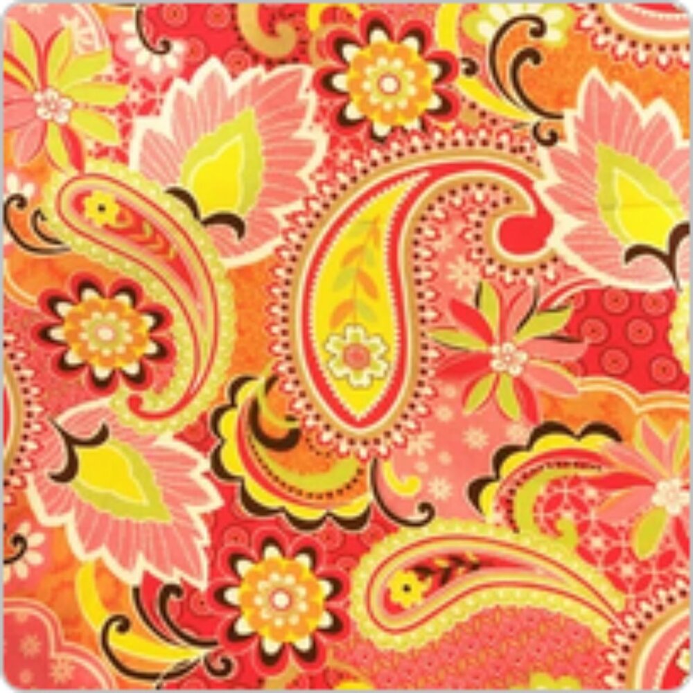 Fabric floral cotton 28" x 54" wide new Kentshire soil release finish washable